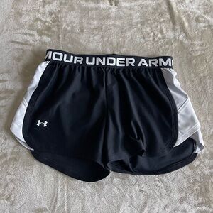 Under Armour Women's Athletic Shorts - Black and White